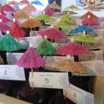 Festive Umbrella Escort Cards