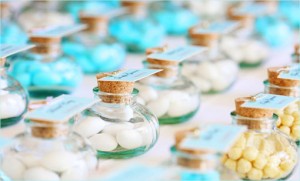Bottled Candy Wedding Favors used as Escort Card Alternative Bottled Candy Wedding Favors used as Escort Card Alternative