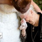 Tender moment with bride and her Grandmother