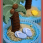Cupcake for Beach Wedding