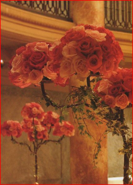 Candelabra as Flower Centerpiece for Wedding