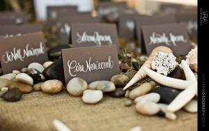 Beach theme Escort Cards  Gray Photography