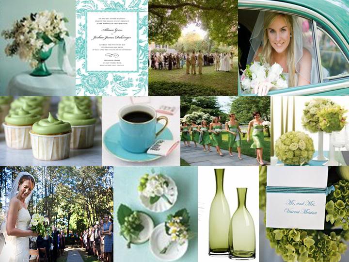 aquagreen How to Find the Perfect Color Palette for Your Wedding