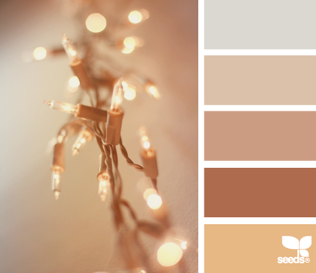 Goldtone color palette for a wedding ChirstmasTones Glorious Gold and Ivory Wedding Design