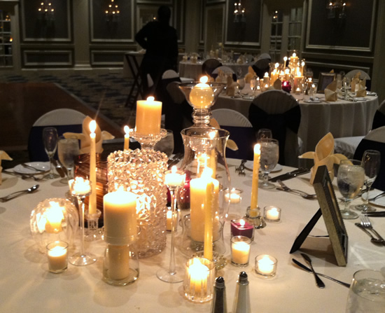 Candle centerpiece Candle centerpiece Some Wedding DIY Reality