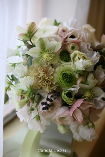 Pale pink & green bouquet Pale pink & green bouquet
